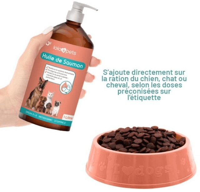 Huile de saumon de Norvège 100% Naturelle - 1L