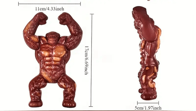 Jouet en forme de gorille saveur bœuf