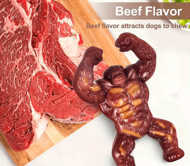 Jouet en forme de gorille saveur bœuf