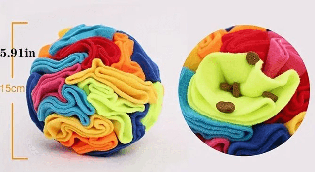 Balle de fouille à renifler en tissu - 15cm